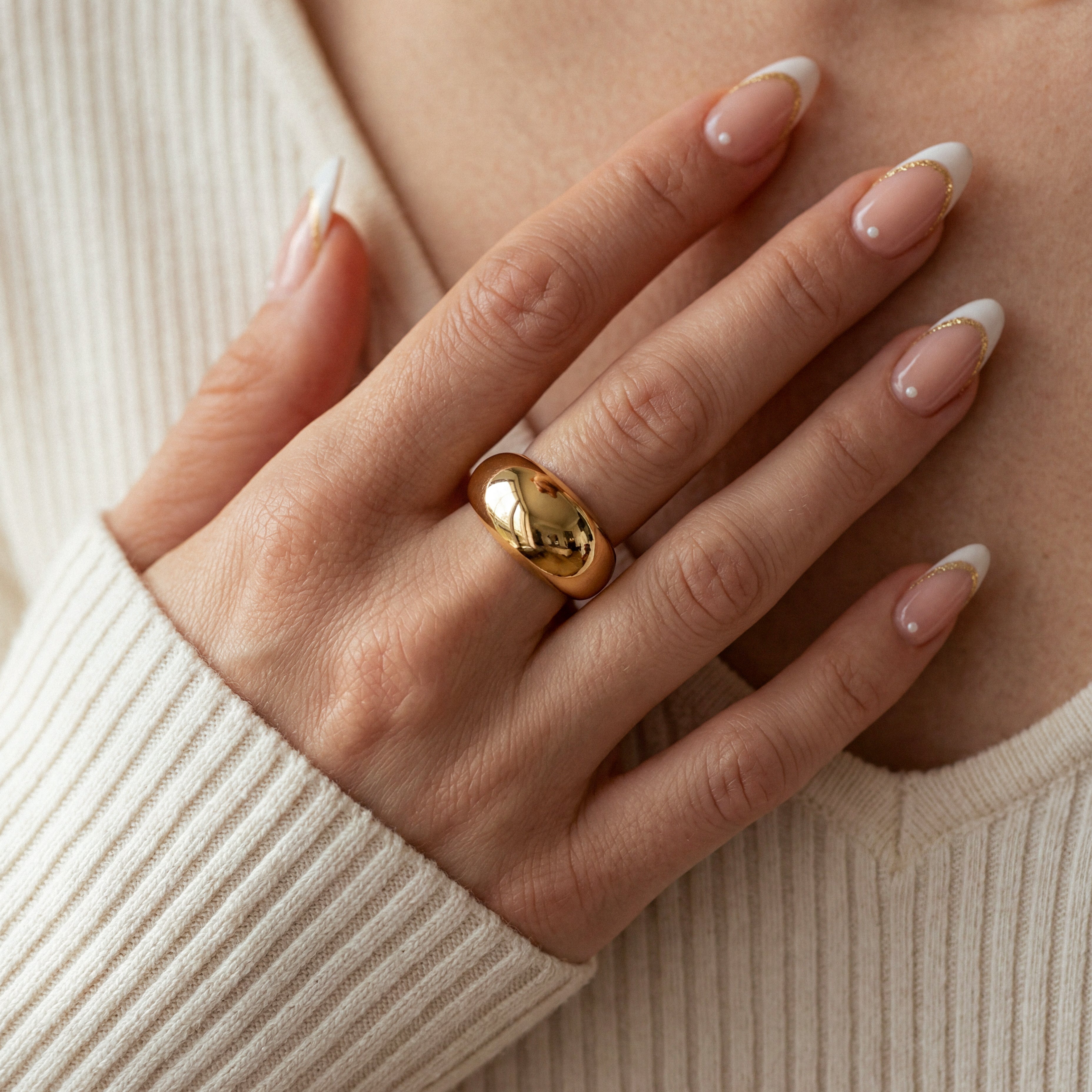 Drei leuchtende Ringe