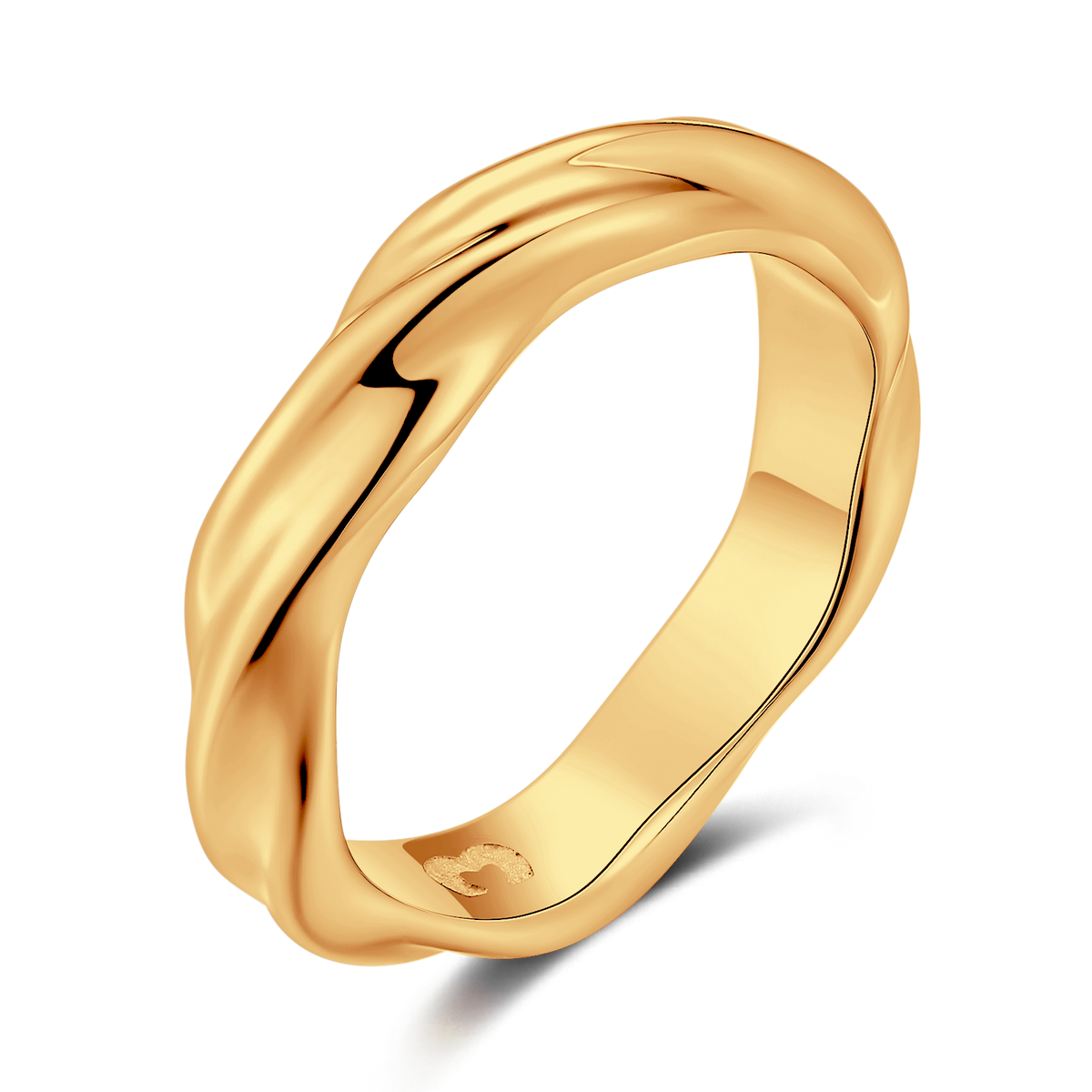 Bague Bande Tordue