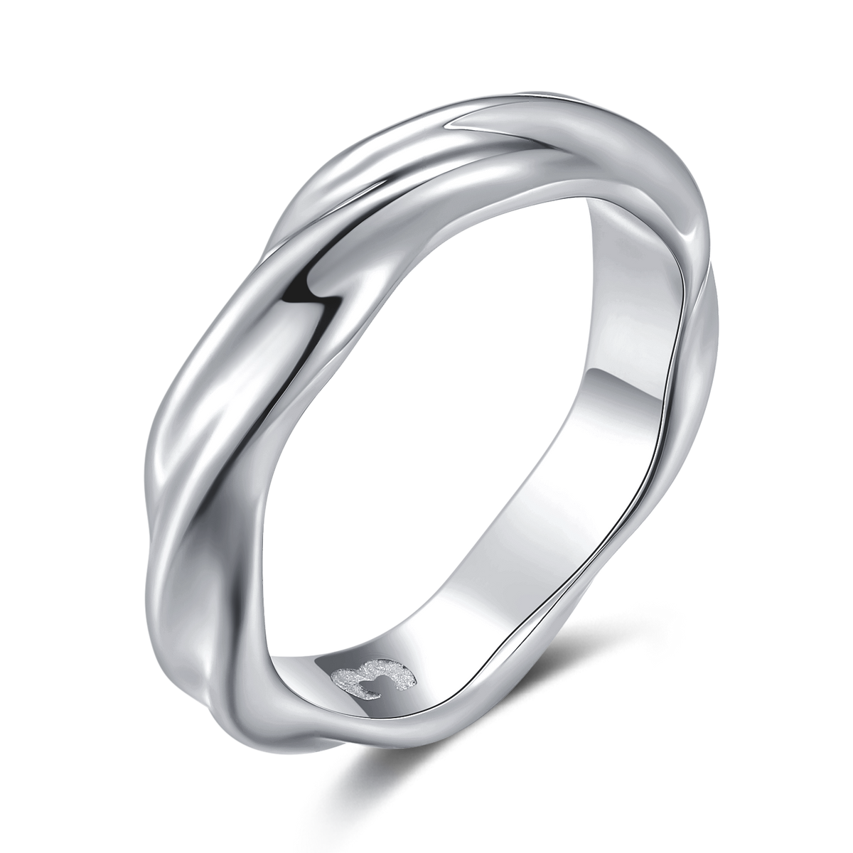 Bague Bande Tordue
