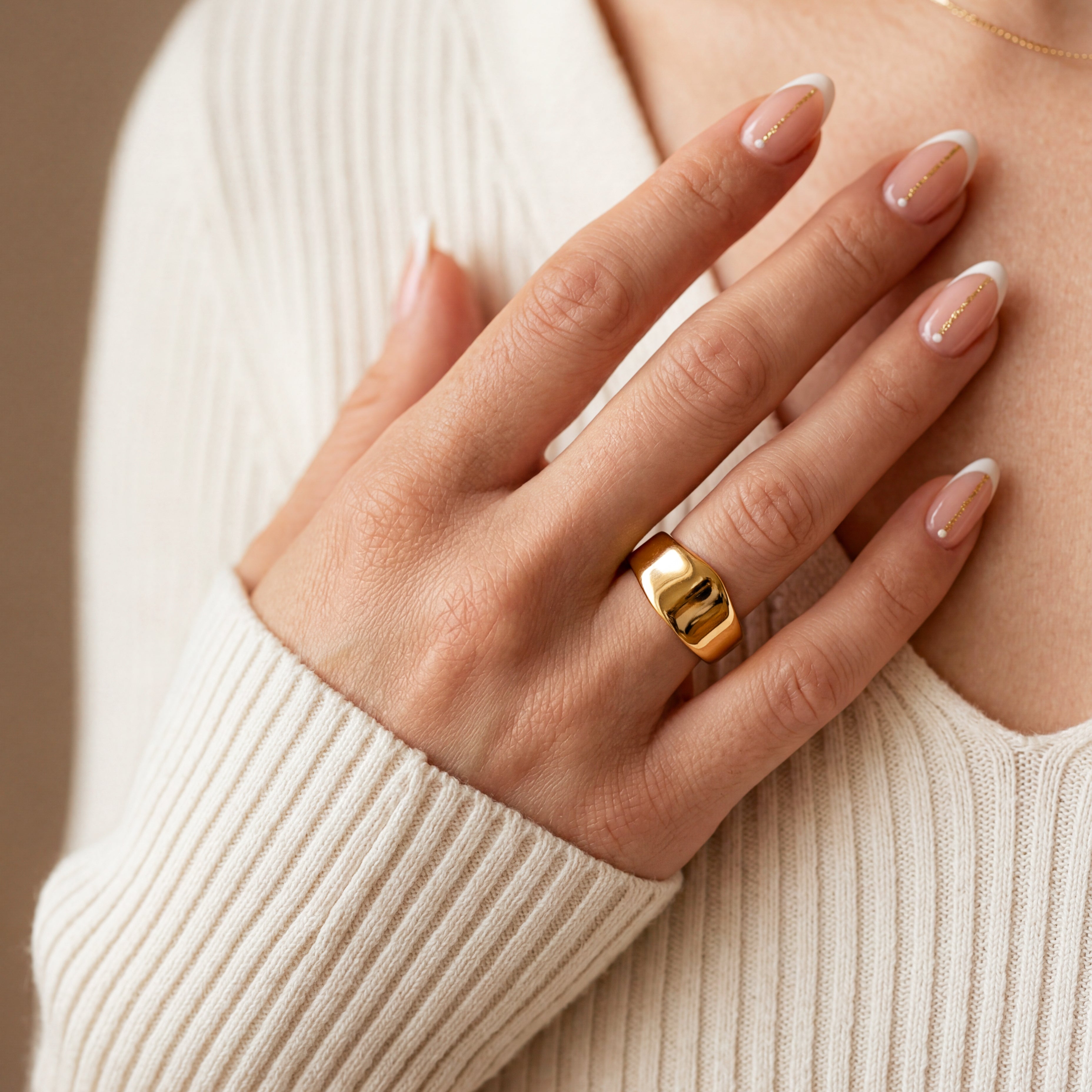 Drei leuchtende Ringe