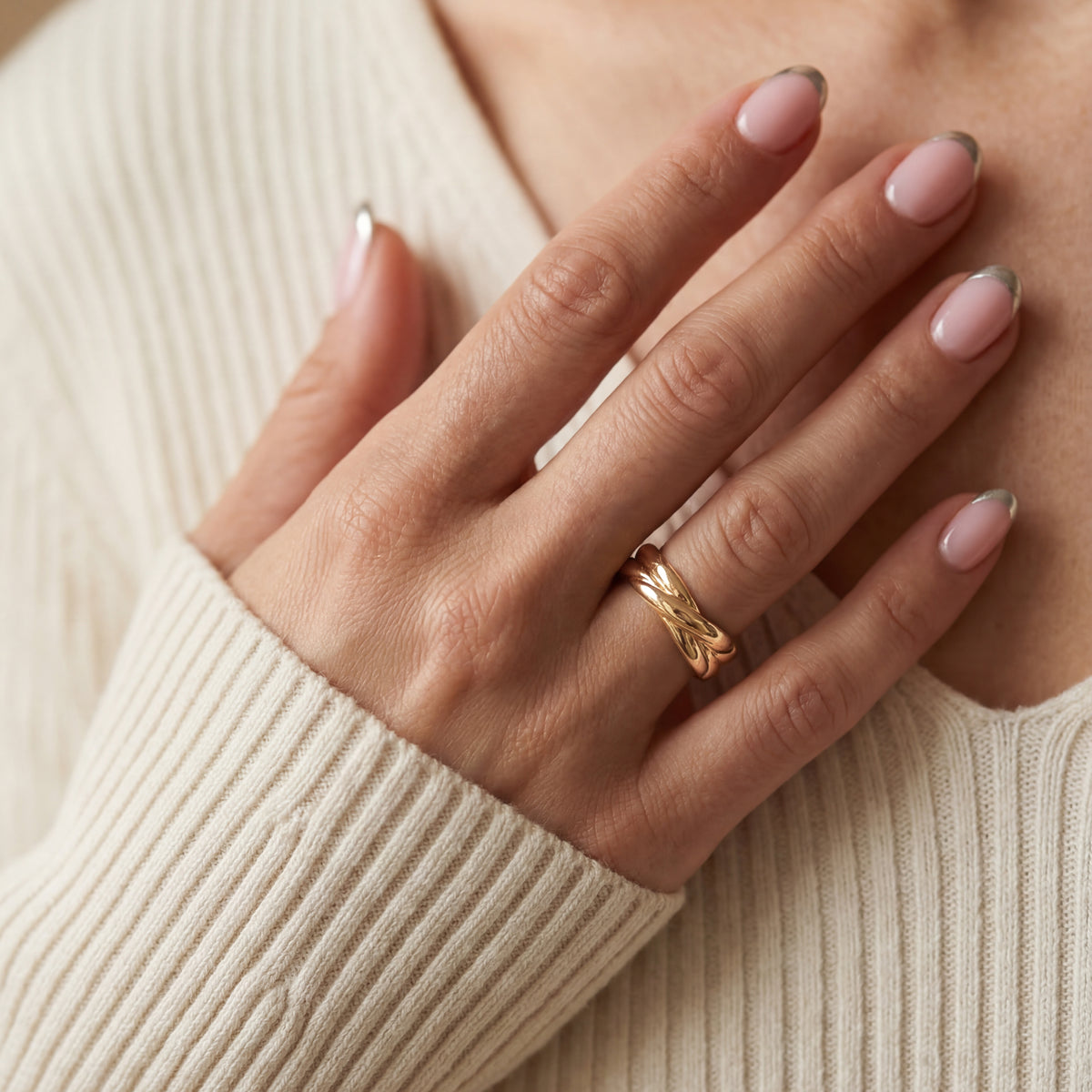 Bague Embrassée