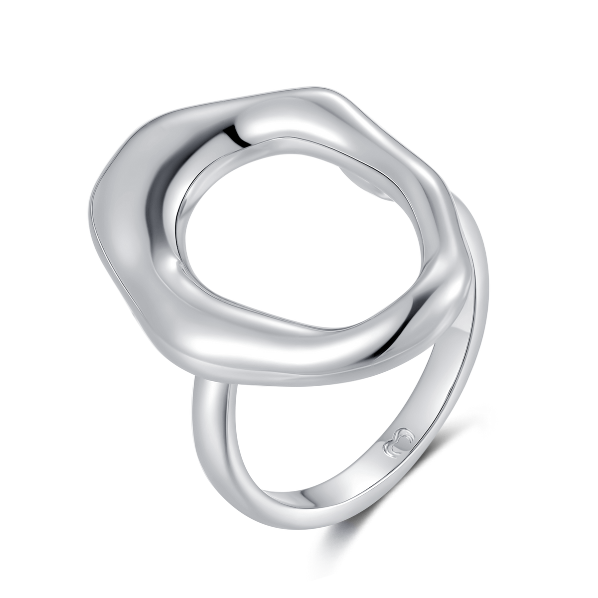 Bague Cercle Asymétrique