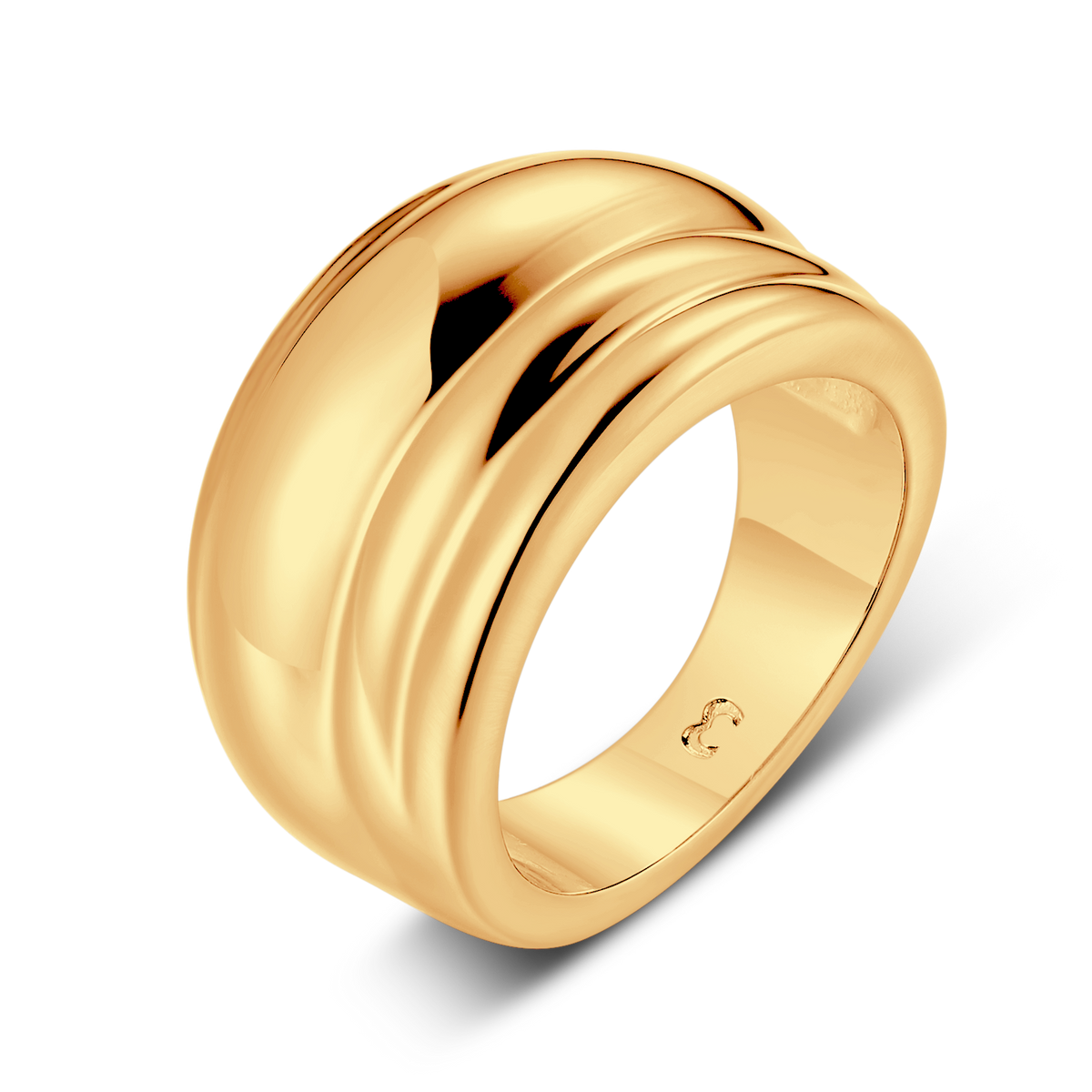 Bague Pliages Lisses