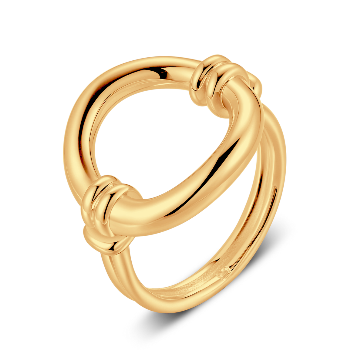 Drei leuchtende Ringe