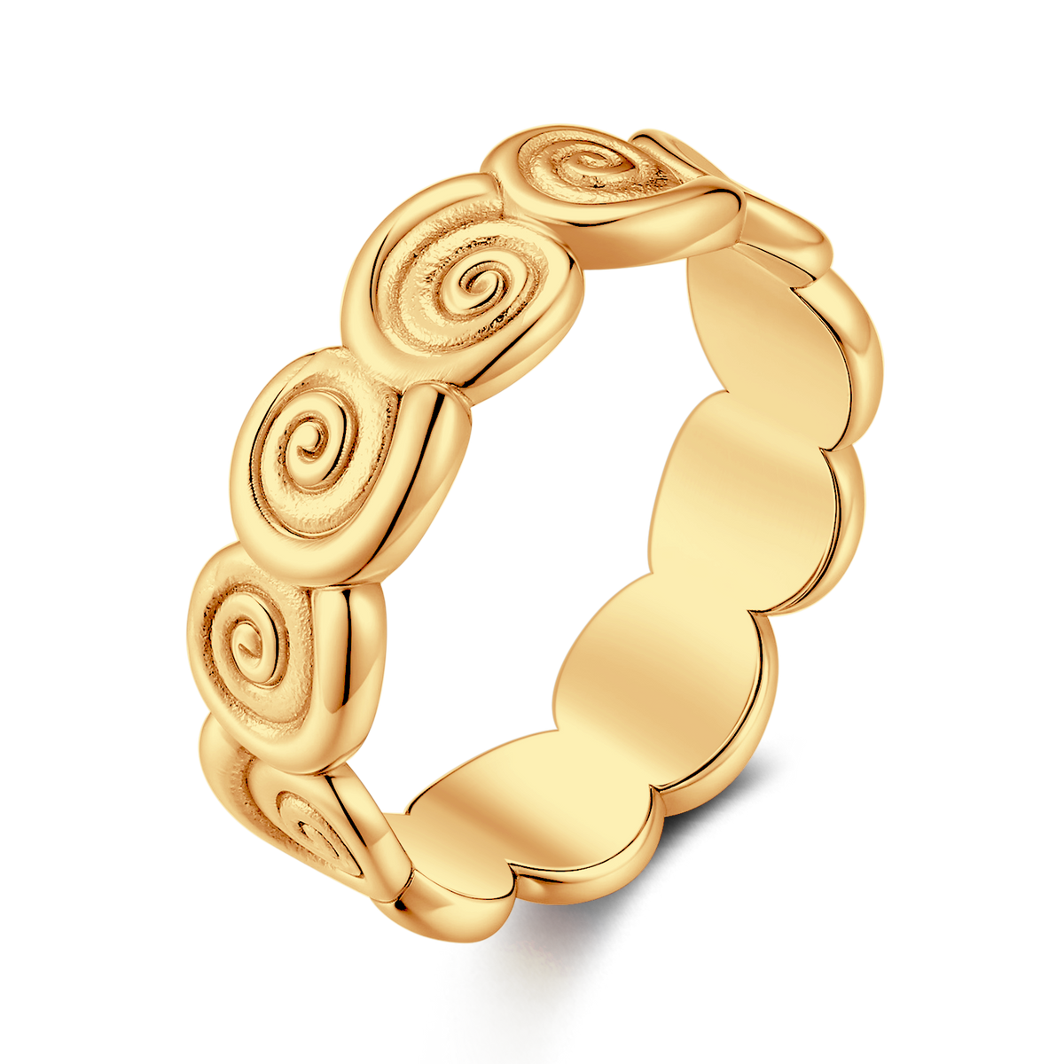 Drei leuchtende Ringe