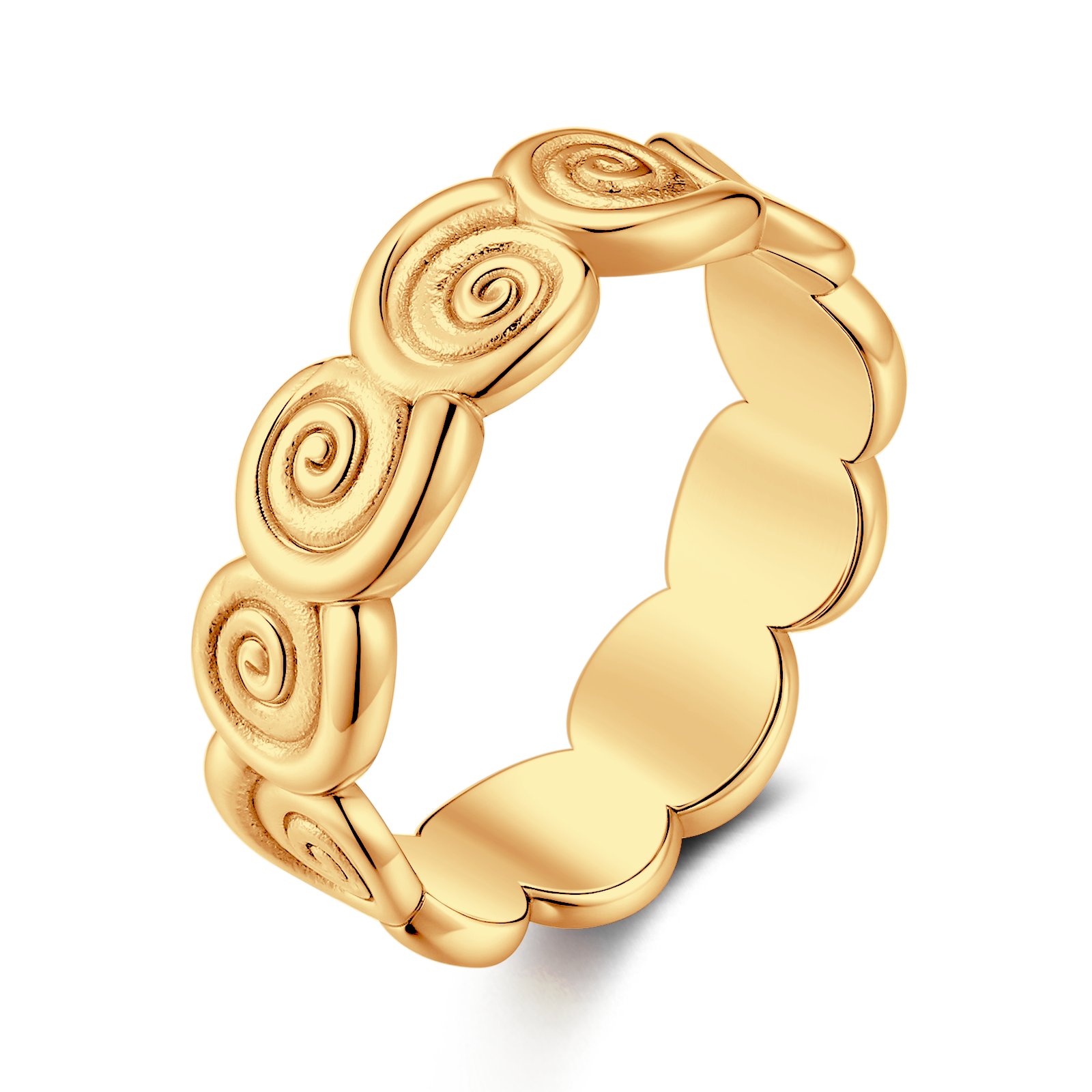Drei leuchtende Ringe