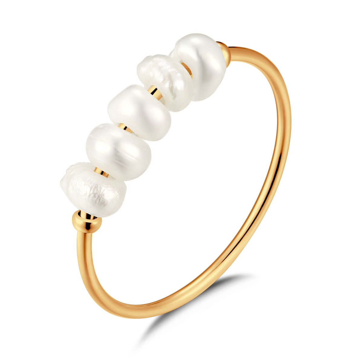 Bague Perles Simplicité