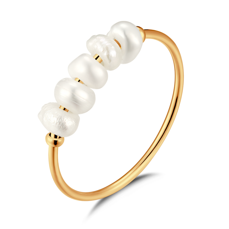 Bague Perles Simplicité