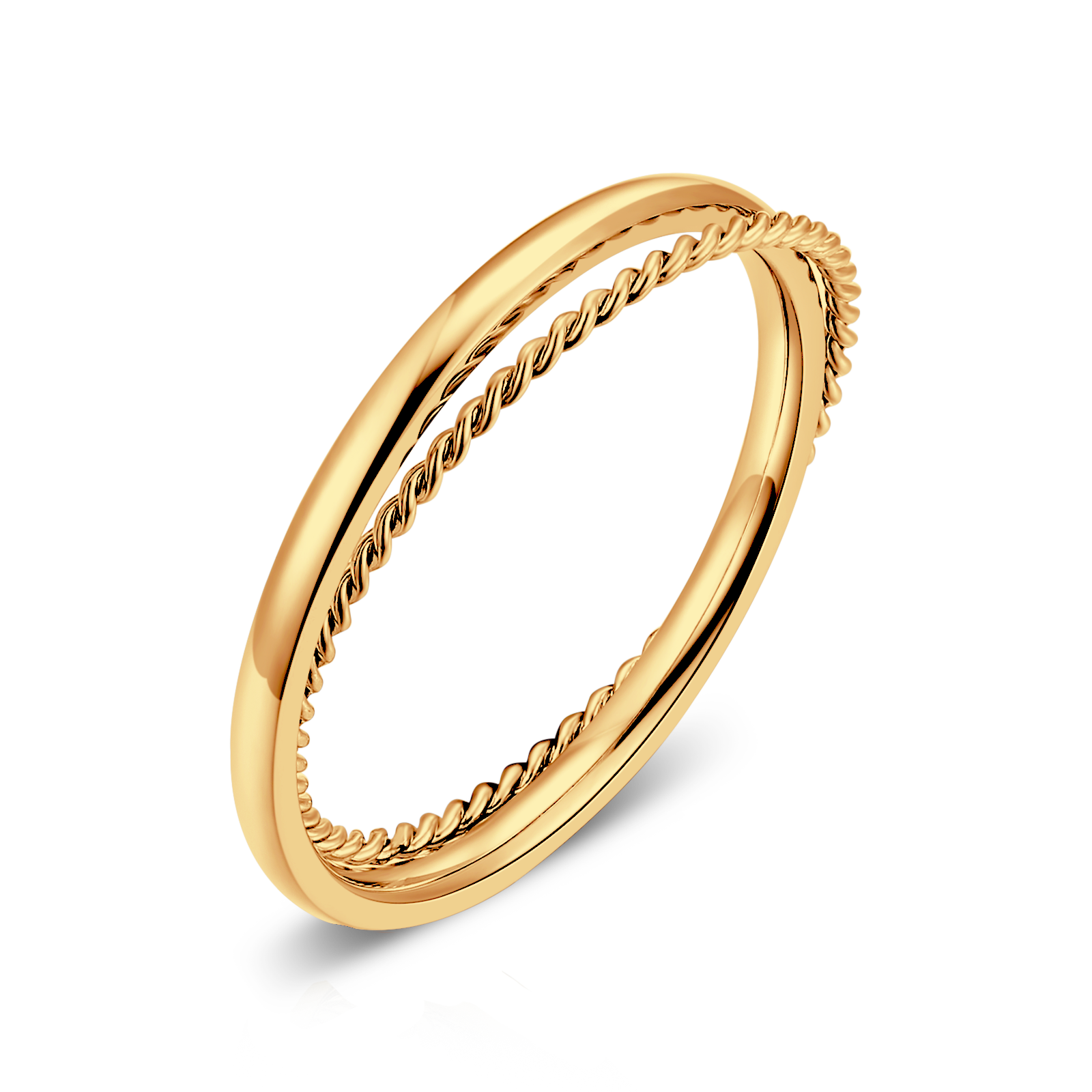 Drei leuchtende Ringe