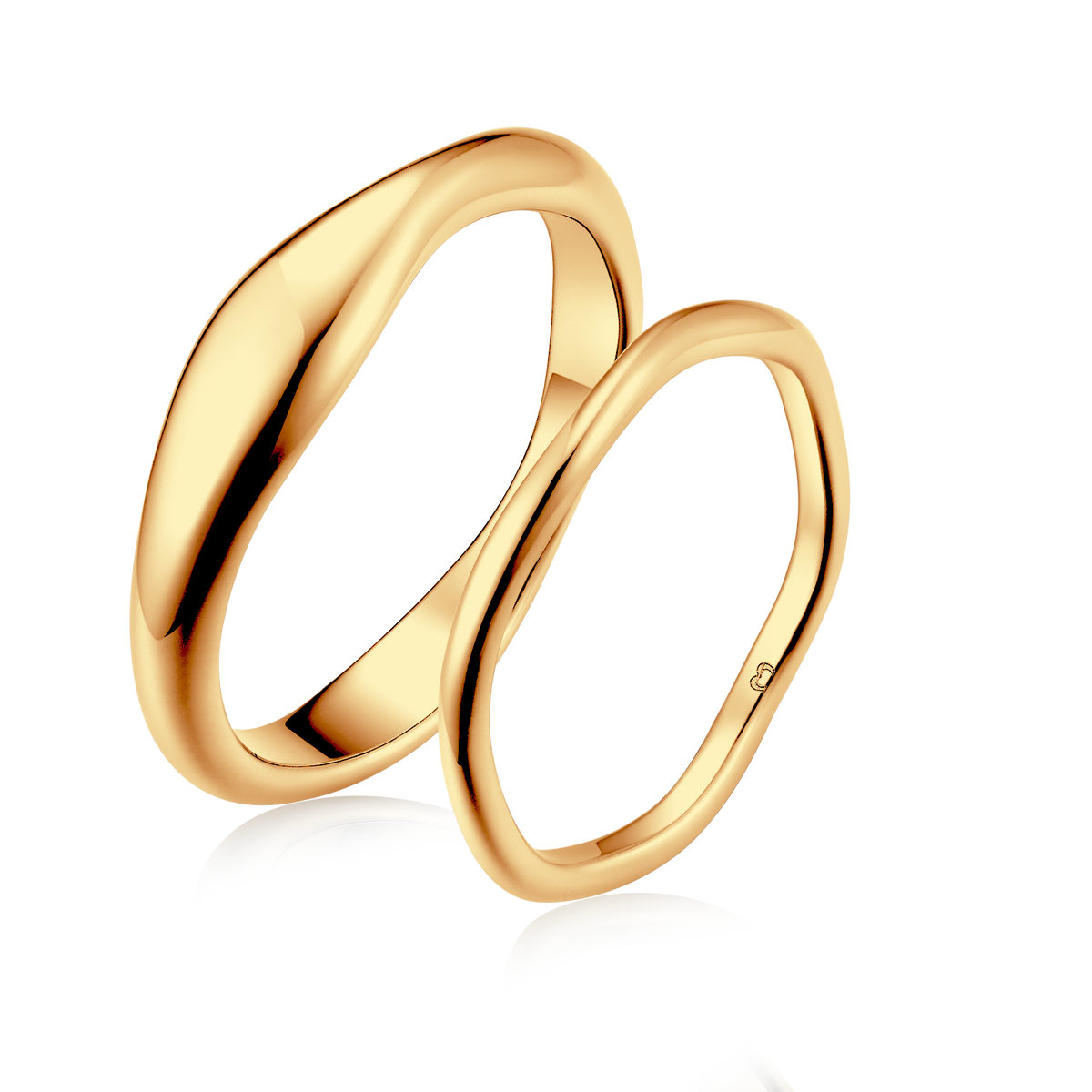Drei leuchtende Ringe