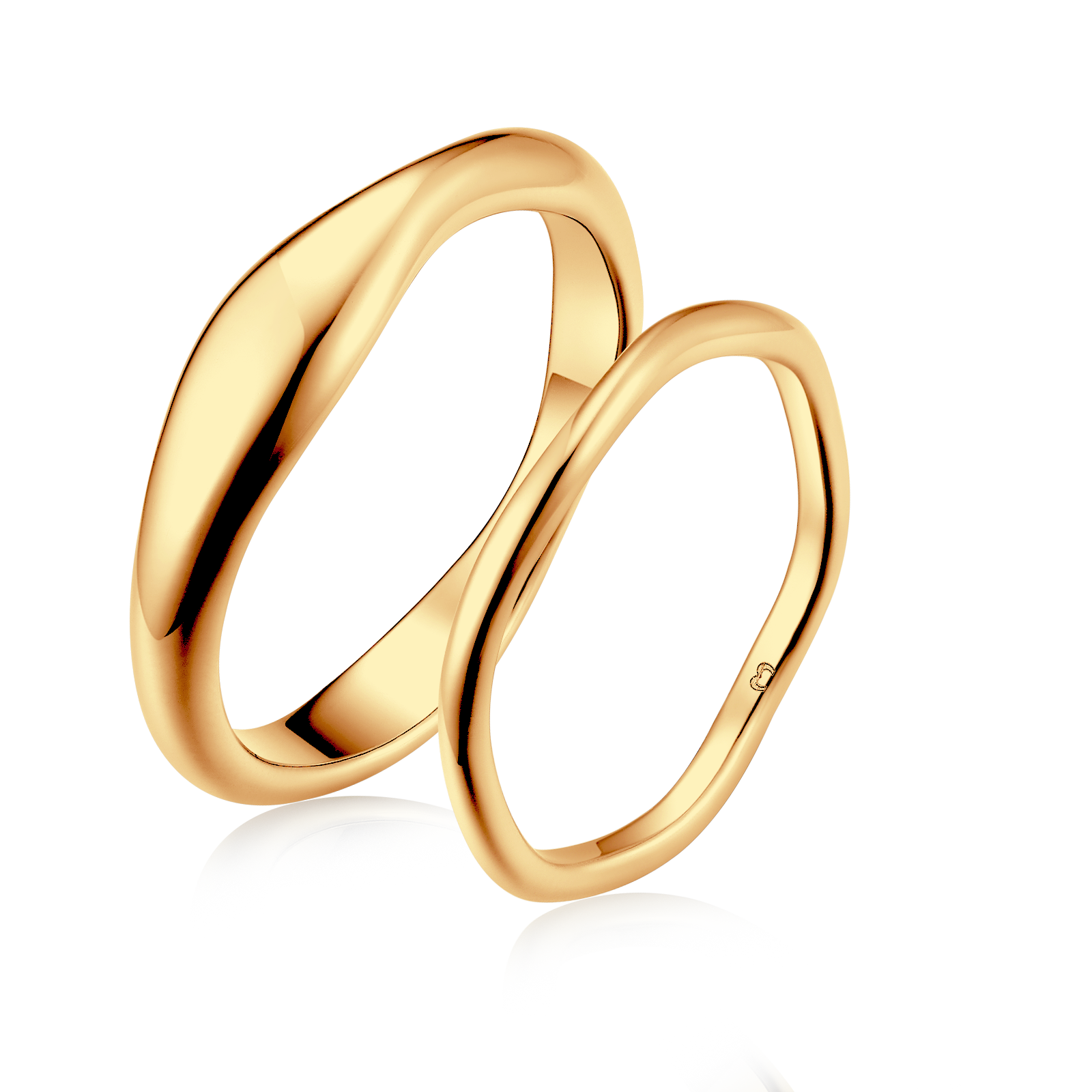 Drei leuchtende Ringe