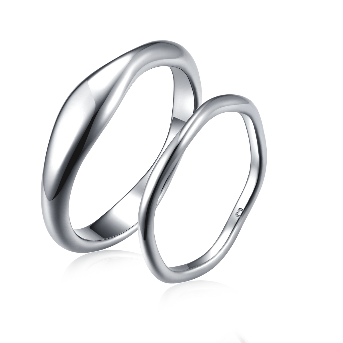 Drei leuchtende Ringe