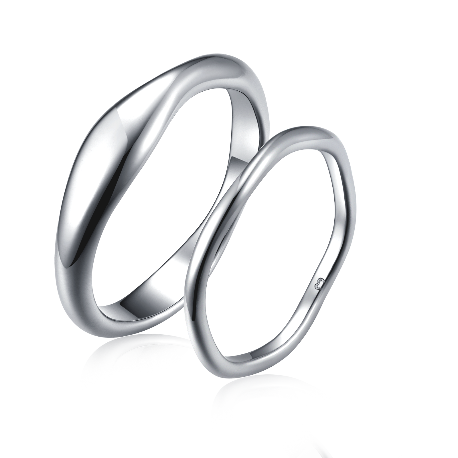 Drei leuchtende Ringe