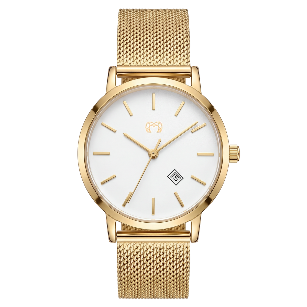 Montre Marseille ~ Or Blanc