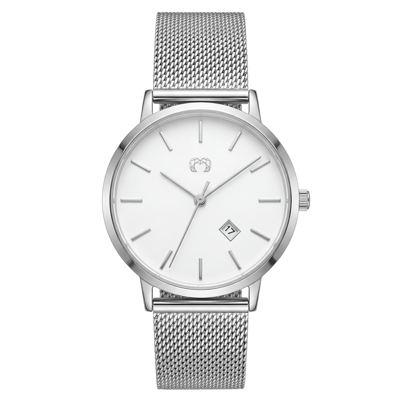 Montre Marseille ~ Argent Blanc