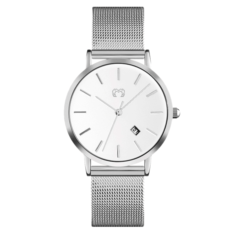 Montre Marseille ~ Argent Blanc