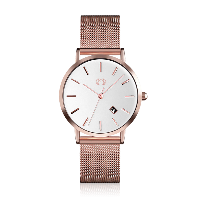 Montre Marseille ~ Rose Blanc