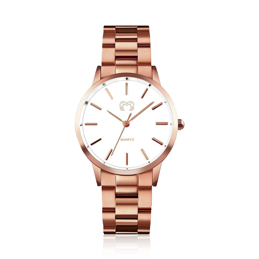 Montre Californie ~ Rose Blanc