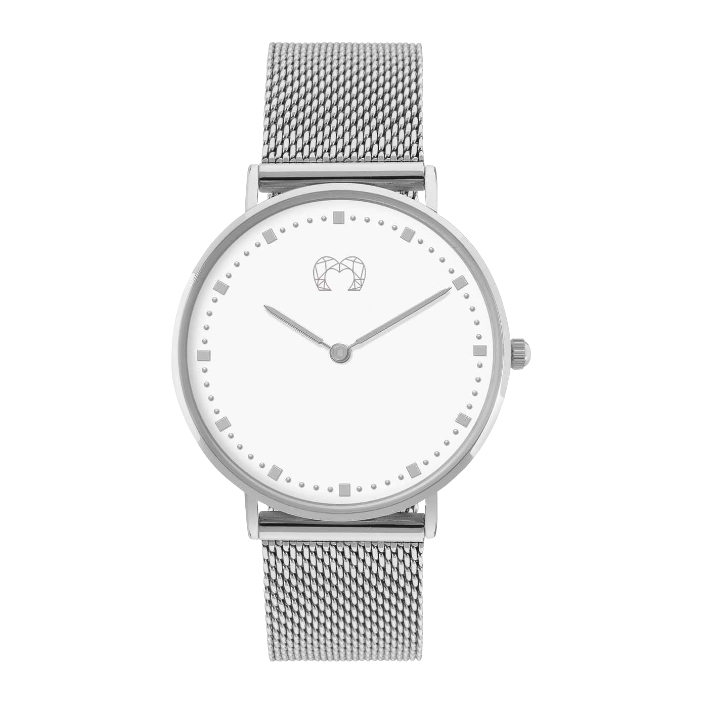 Montre Juliette ~ Argent Blanc - LaMaisonDesBijoux