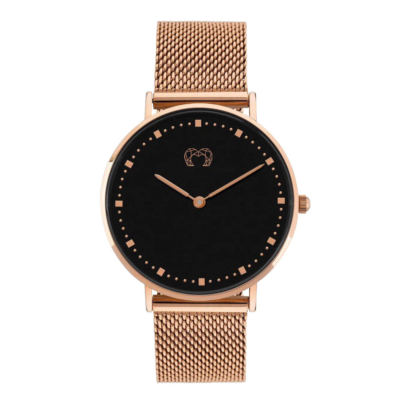 Montre Juliette ~ Rose Noir - LaMaisonDesBijoux