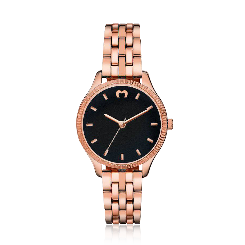 Montre Cavalier ~ Rose Noir - LaMaisonDesBijoux