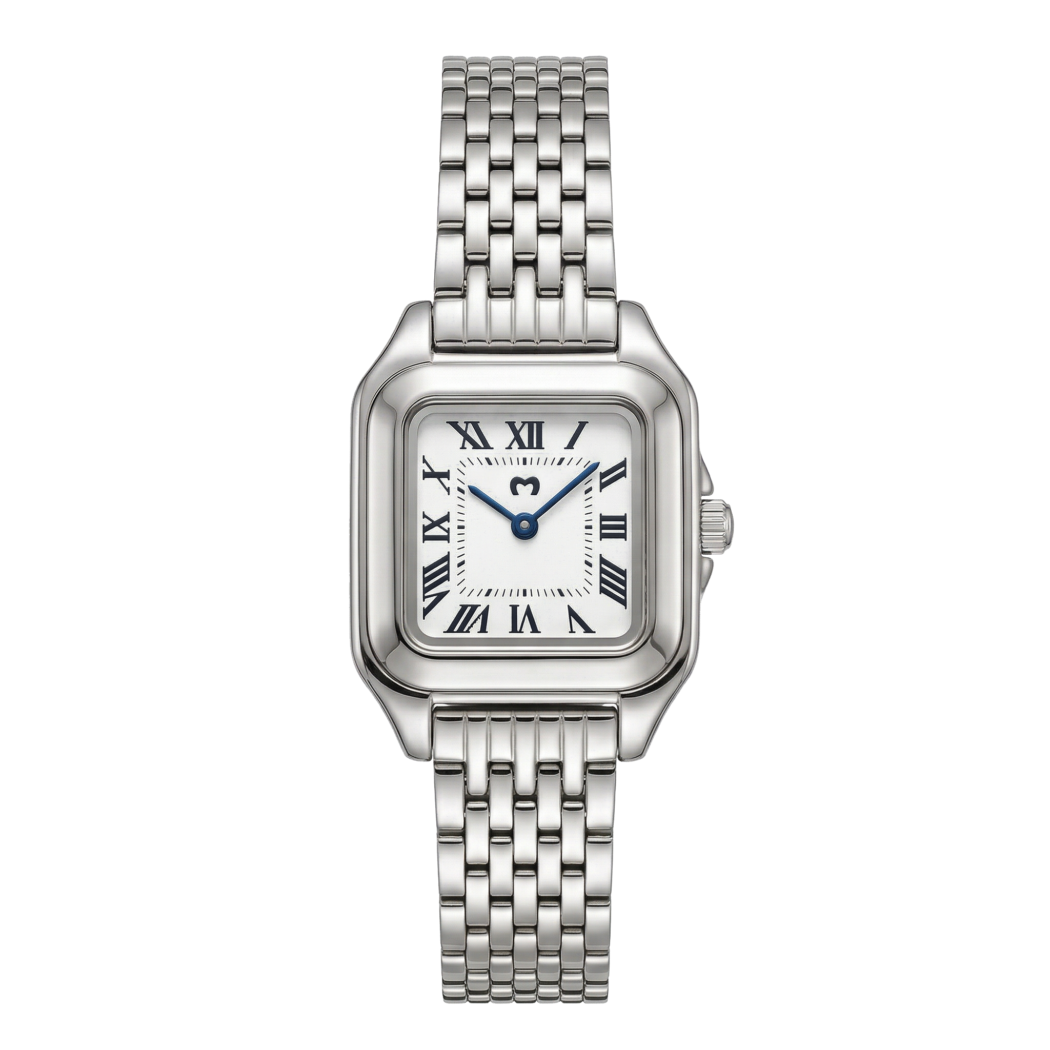 Montre Europe ~ Argent Blanc
