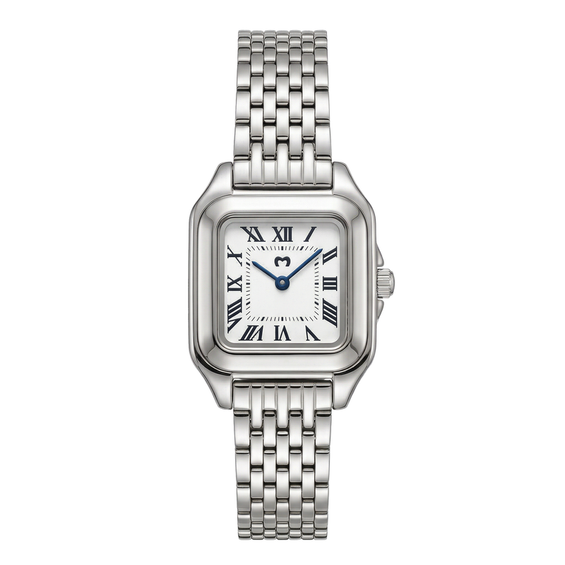 Montre Europe ~ Argent Blanc