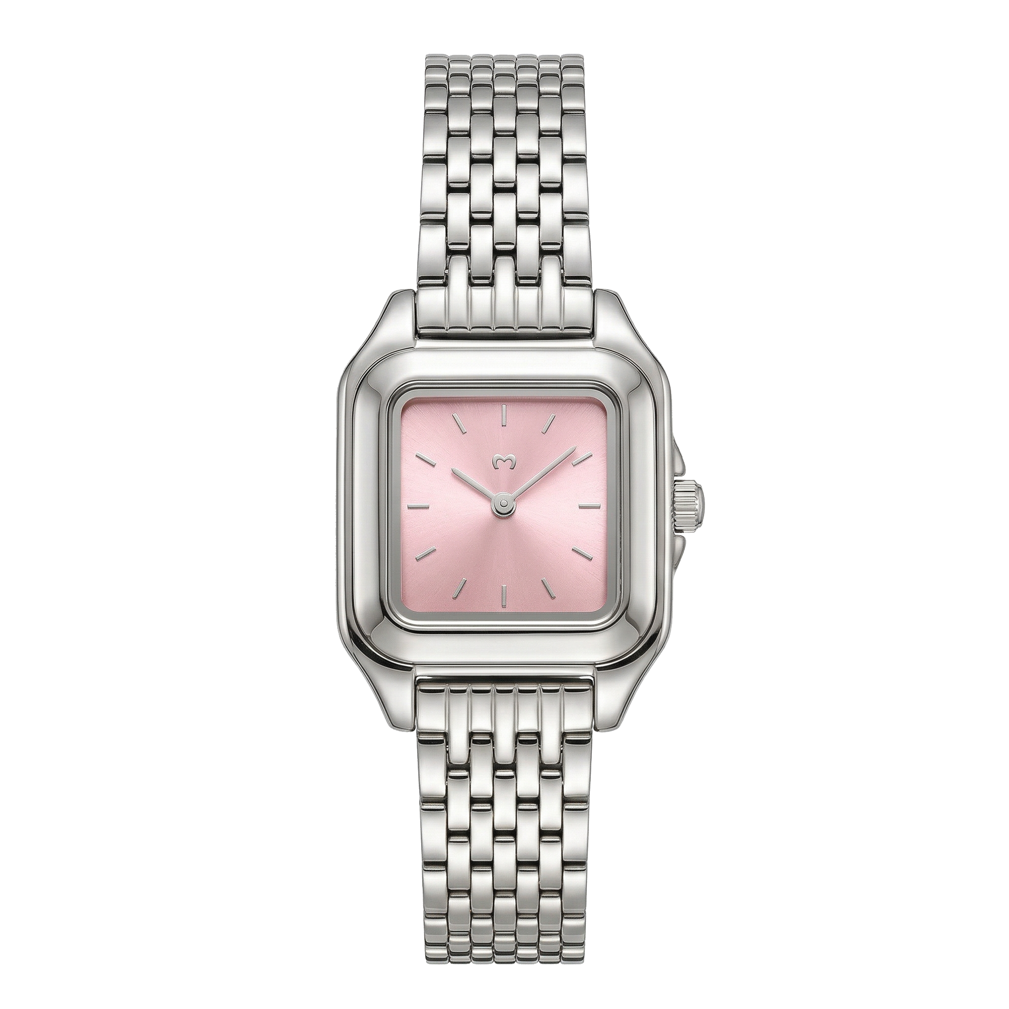 Montre Hampton ~ Argent Rose