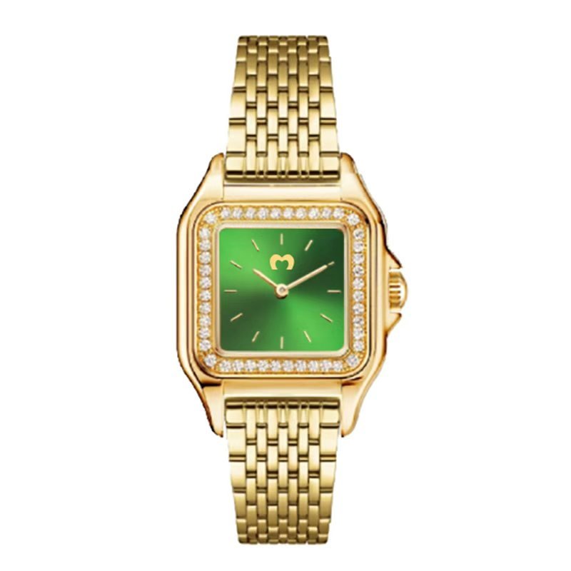 Montre Hampton Lux ~ Or-Vert