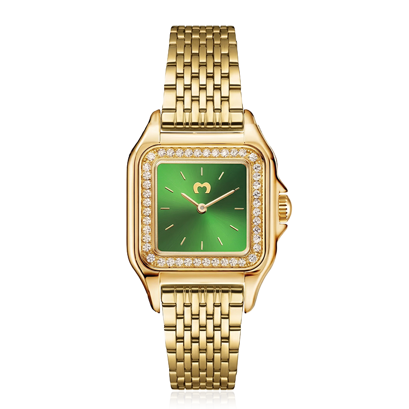 Montre Hampton Lux ~ Or-Vert