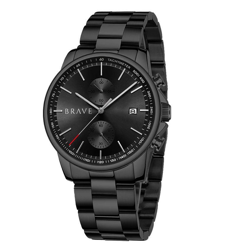 Montre BRAVE Monarque ~ Noir
