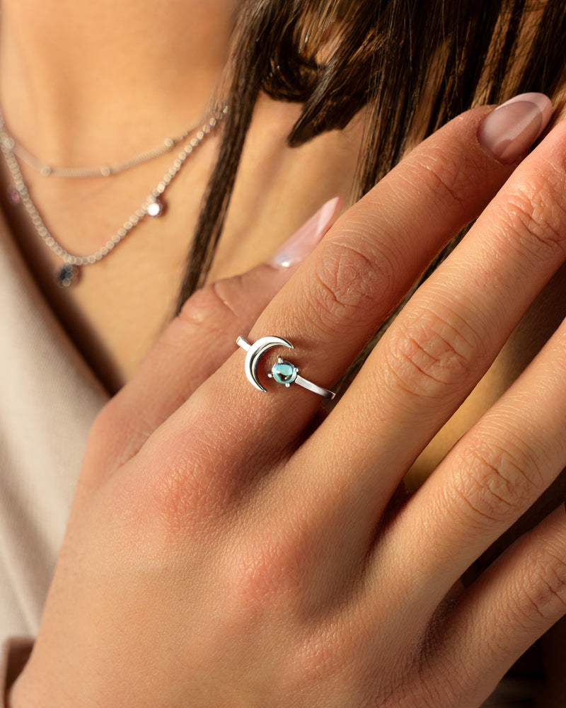 Bague Lune Décroissante - LaMaisonDesBijoux