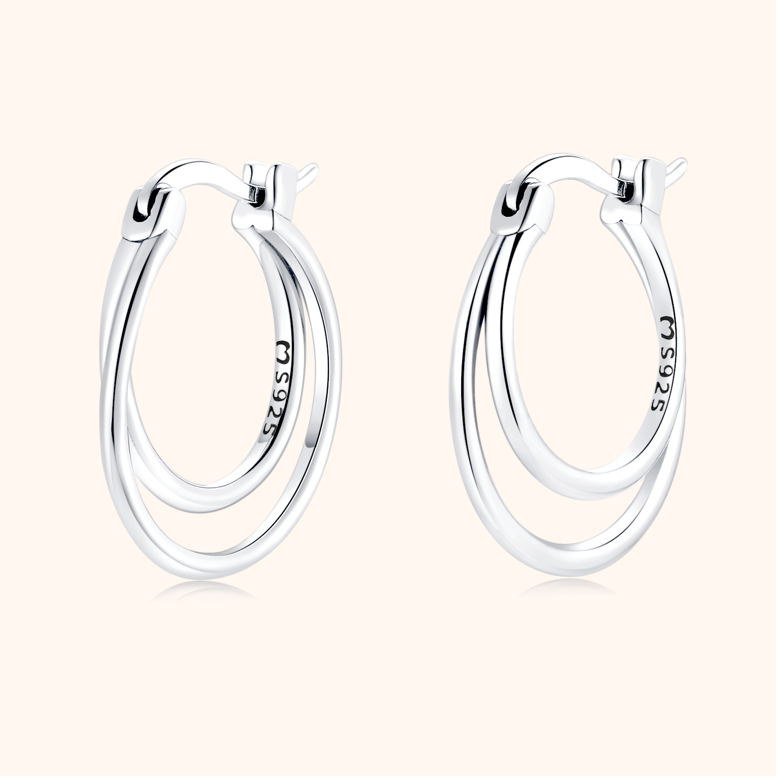 Boucles Double Anneau - LaMaisonDesBijoux
