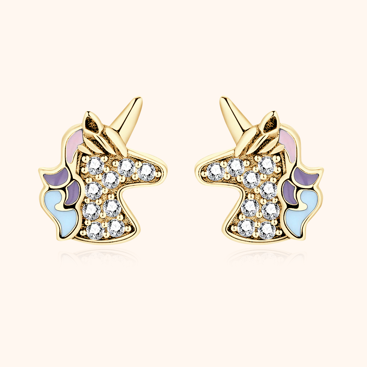 Boucles Petites Licornes - LaMaisonDesBijoux