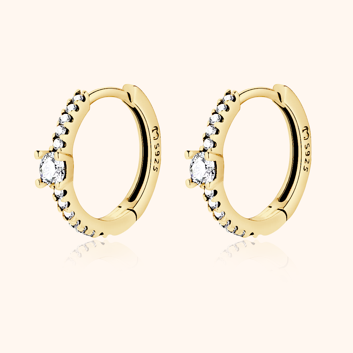 Boucles Zircones - LaMaisonDesBijoux