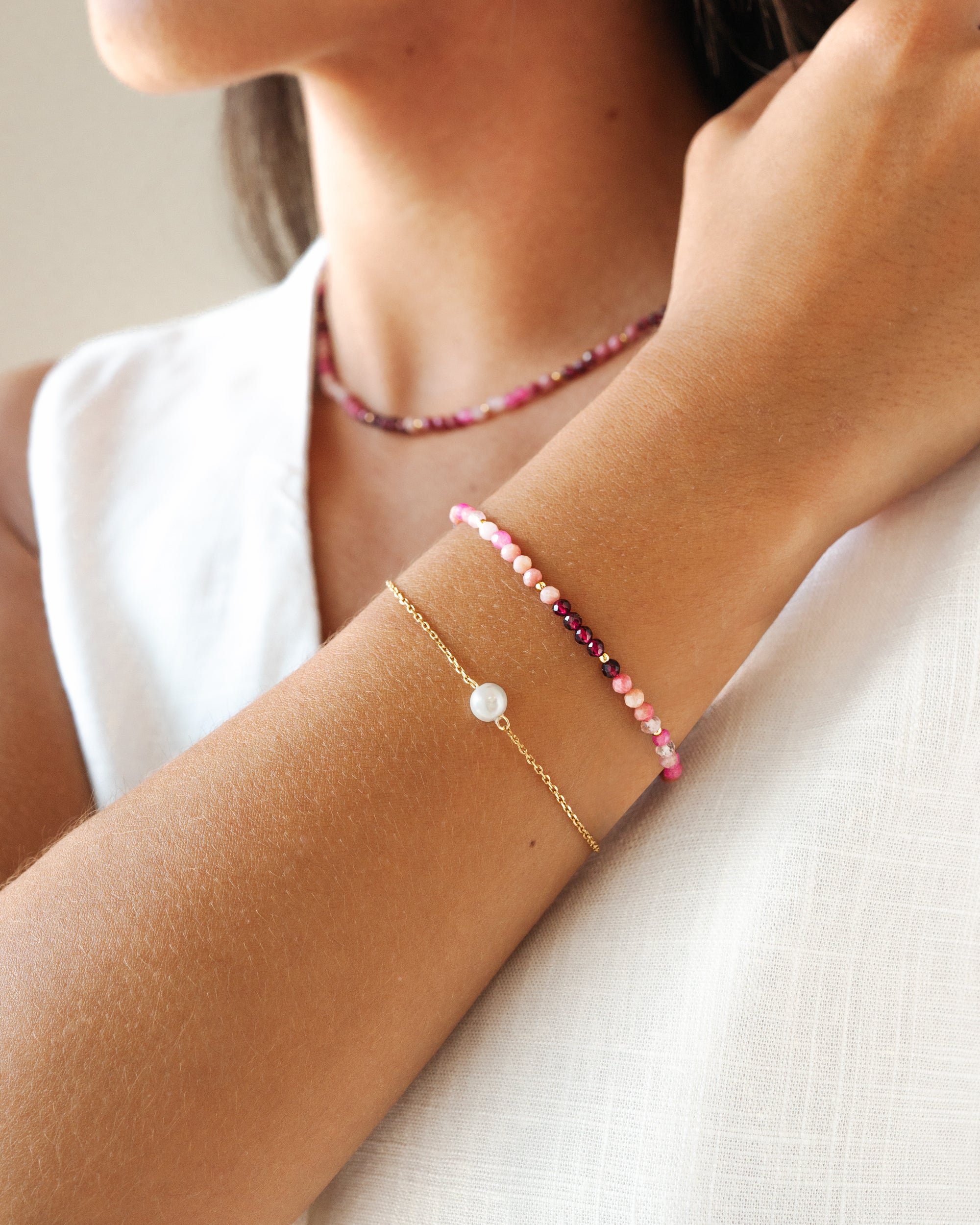 Bracelet Cristal Pourpre - LaMaisonDesBijoux