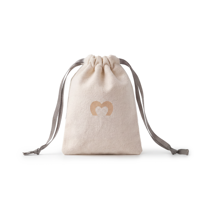 Petit Sac Cadeau Beige Doux