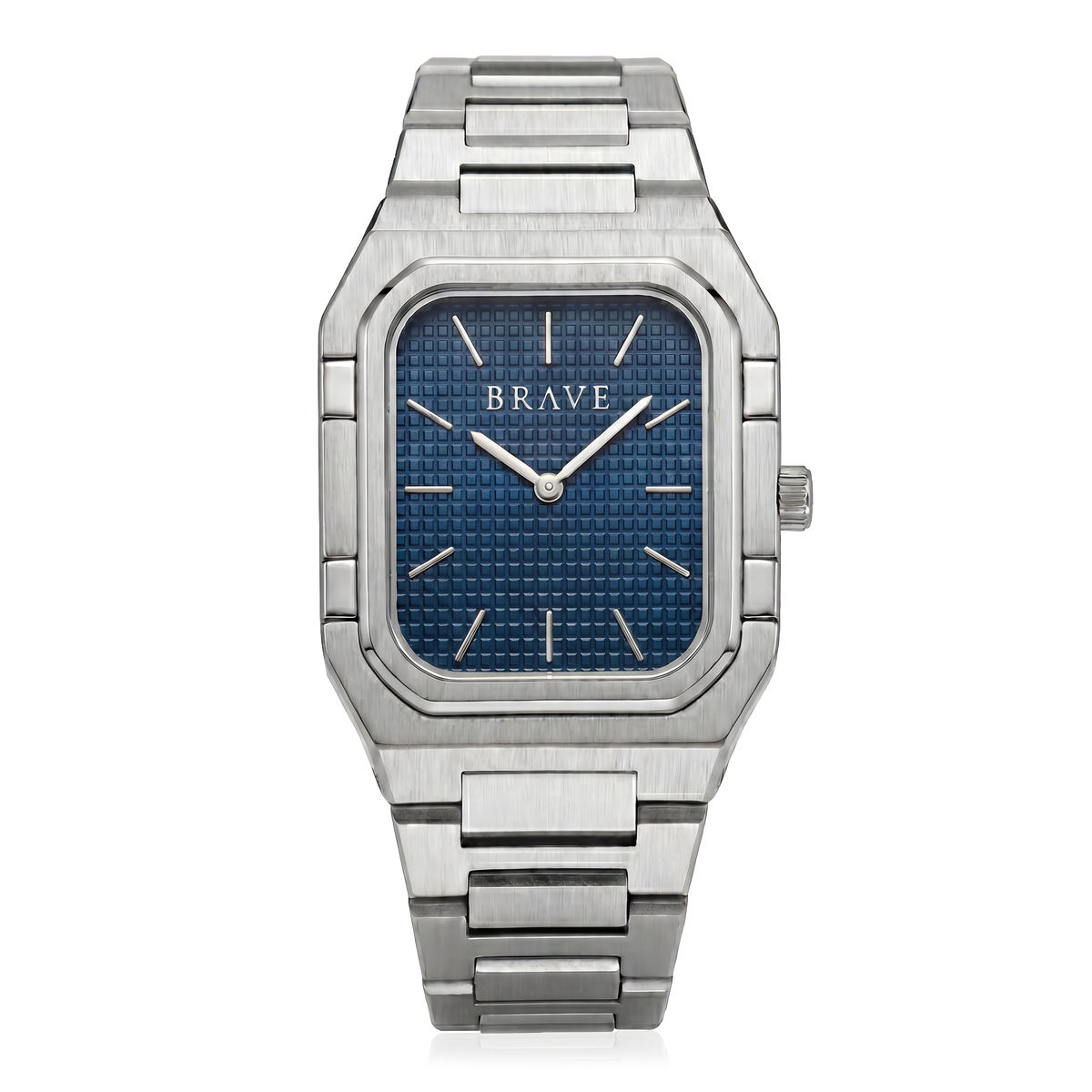 Montre BRAVE Brando ~ Argent-Marine