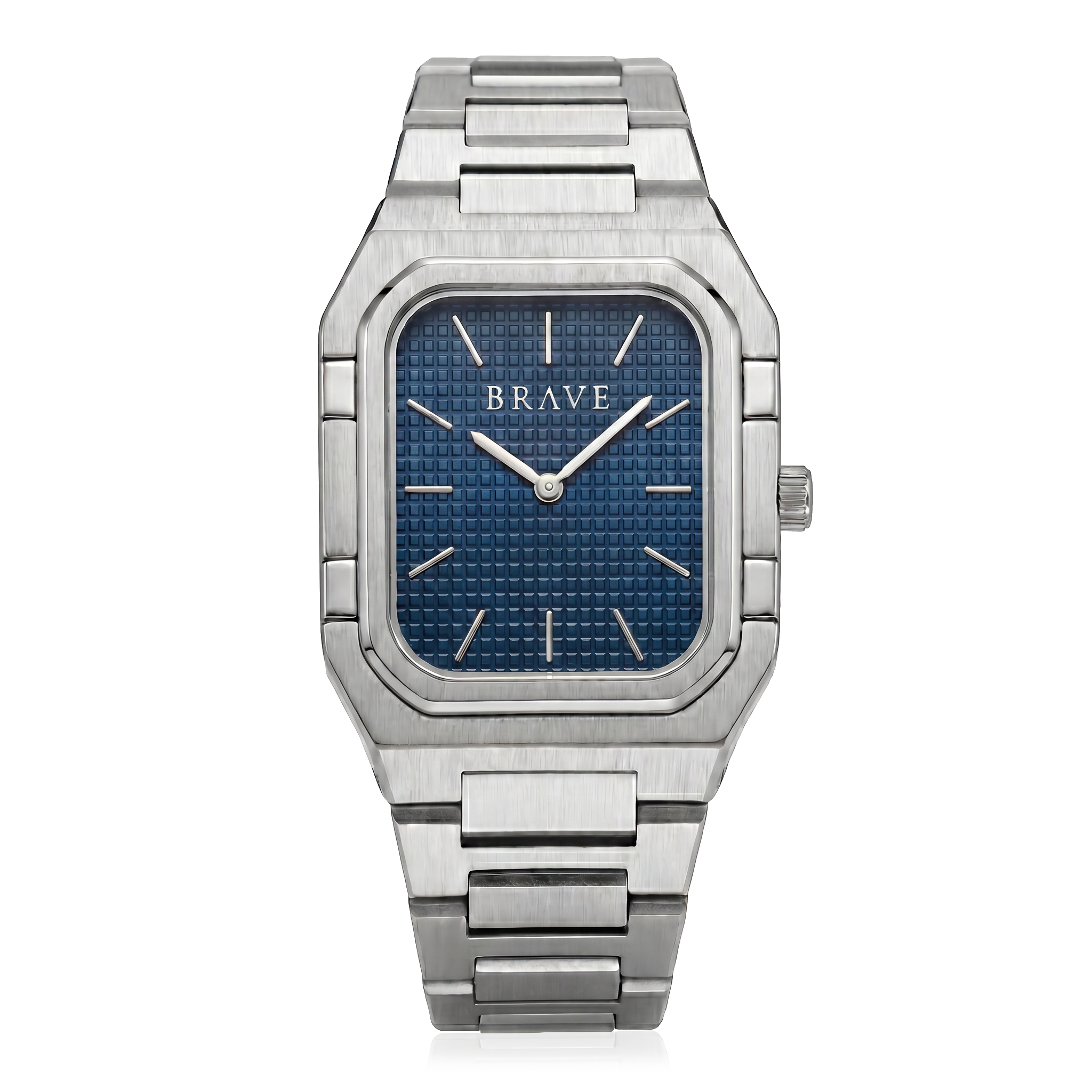 Montre BRAVE Brando ~ Argent-Marine