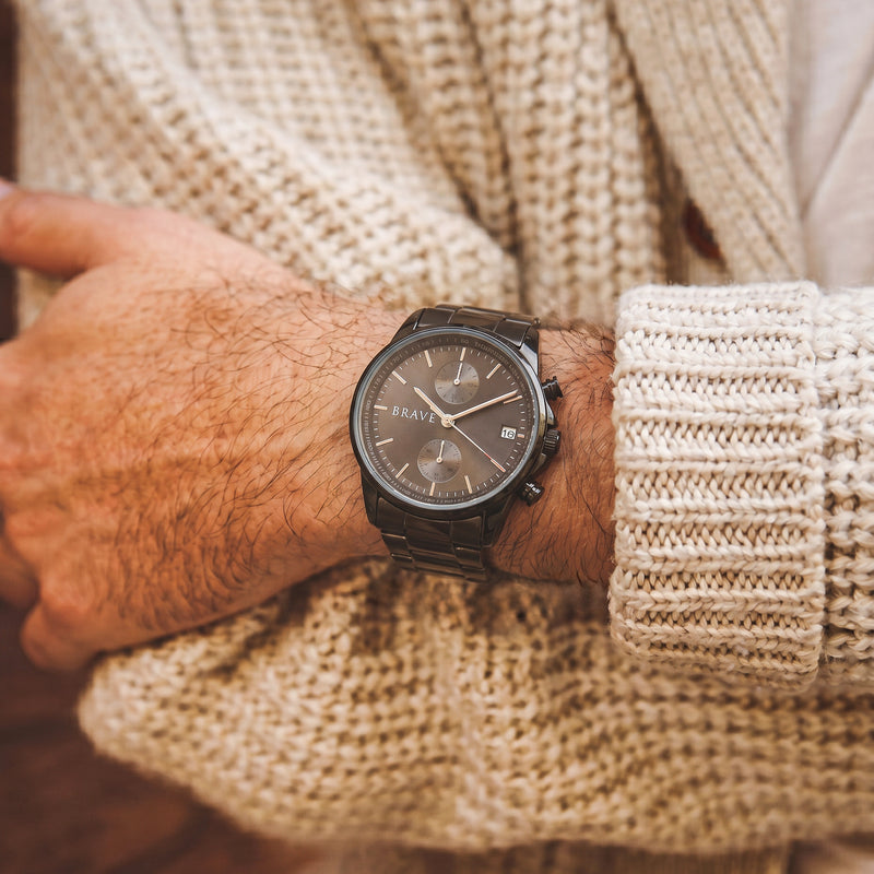 Montre BRAVE Monarque ~ Noir