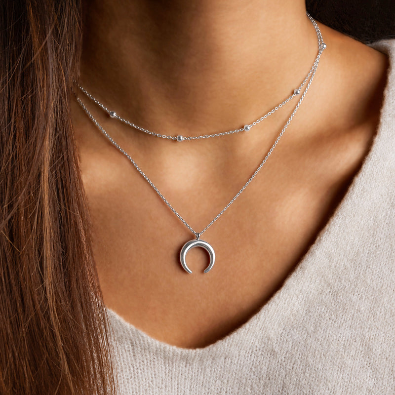 Collier "Demi-Lune Balles" - LaMaisonDesBijoux
