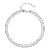 Bracelet de cheville "Brillants" - LaMaisonDesBijoux