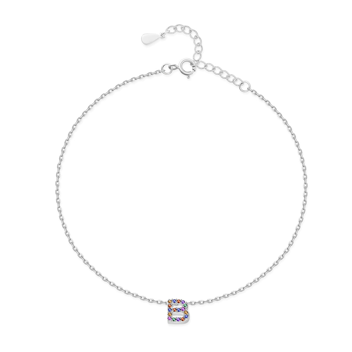Bracelet de cheville "Initiale" - LaMaisonDesBijoux