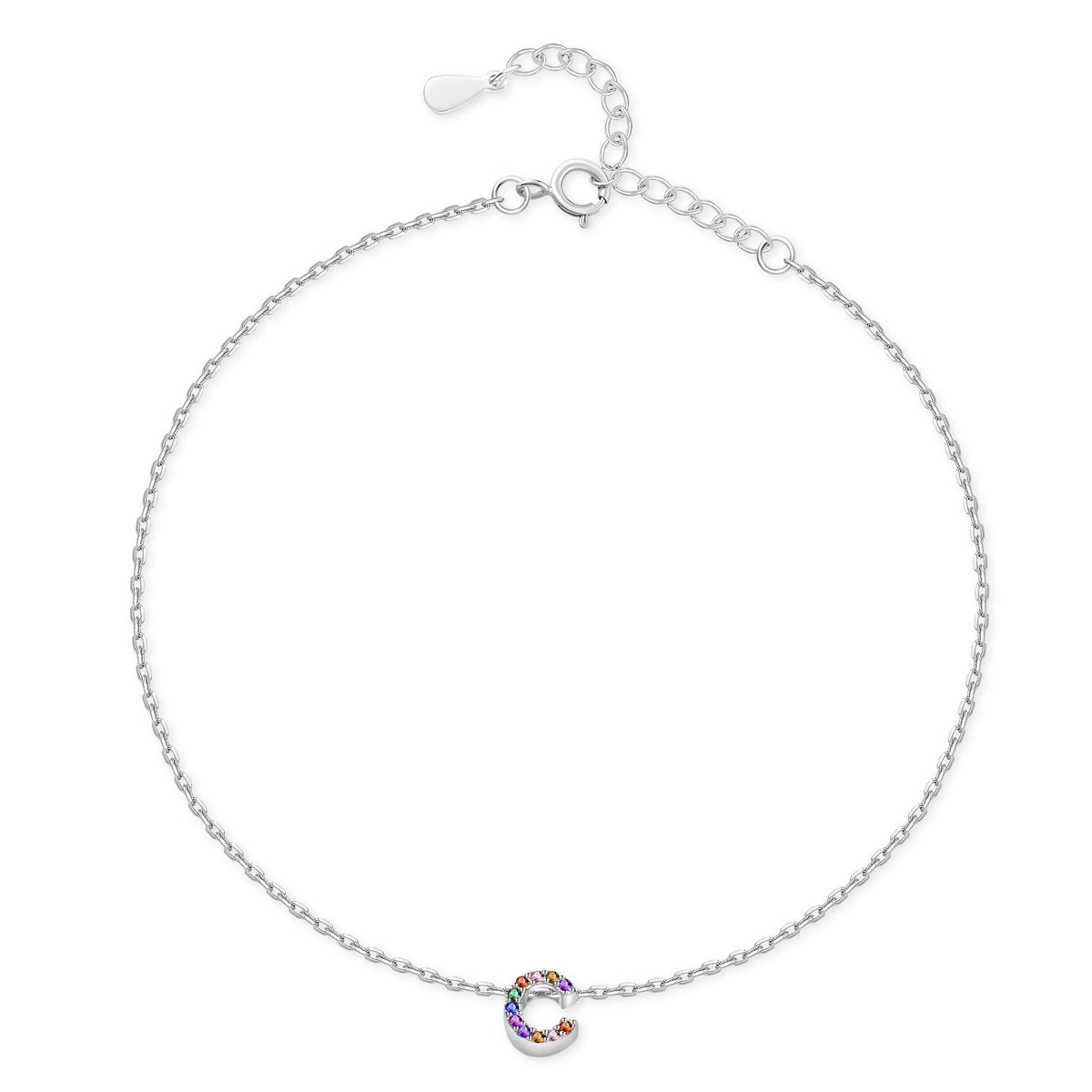 Bracelet de cheville "Initiale" - LaMaisonDesBijoux