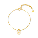 Bracelet "Initiale Cœur" - LaMaisonDesBijoux