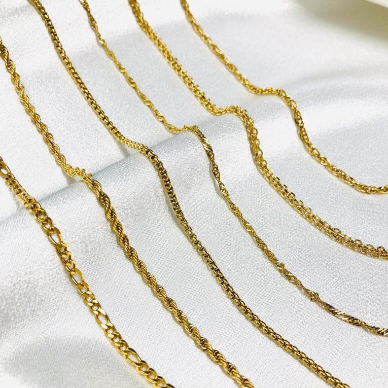Chaîne "Carrées" - LaMaisonDesBijoux