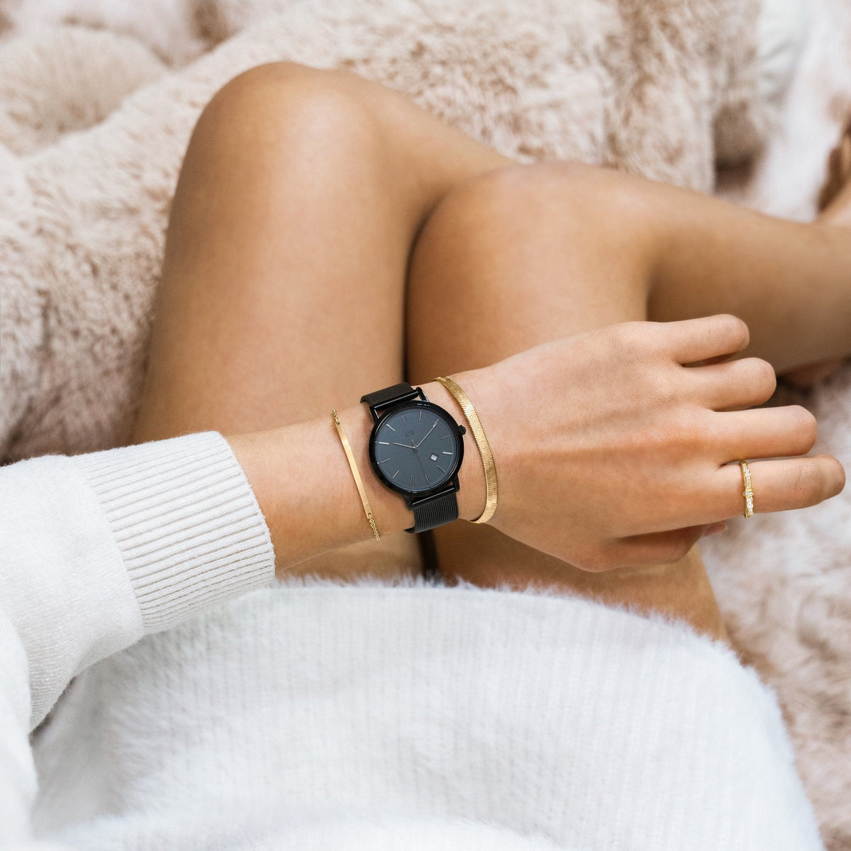 Montre "Marseille" ~ Anthracite - LaMaisonDesBijoux