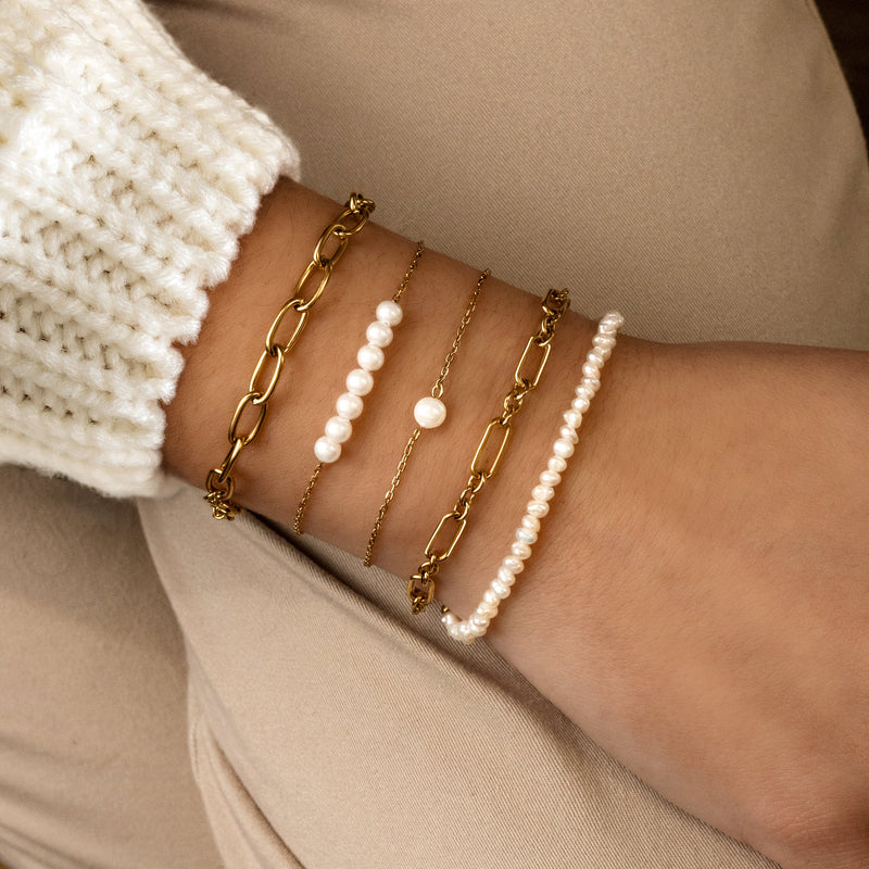Bracelet "Petites Perles Roses" - LaMaisonDesBijoux