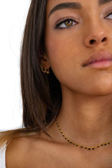 Collier "Boules Noire" - LaMaisonDesBijoux