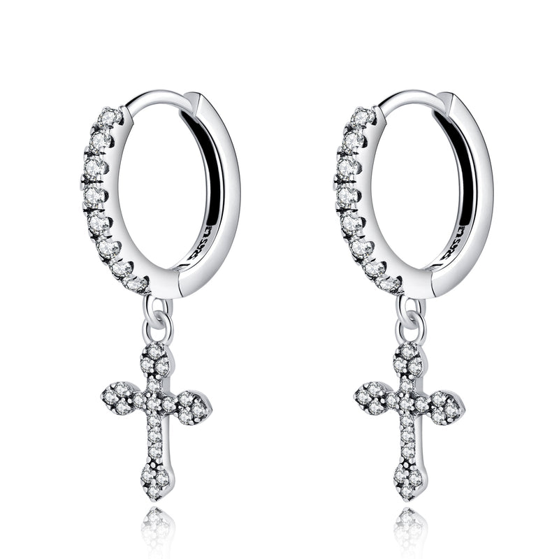 Boucles "Croix Gothique" - LaMaisonDesBijoux